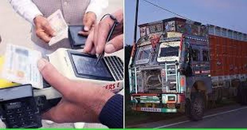 Odisha sambalpur traffic challan truck driver