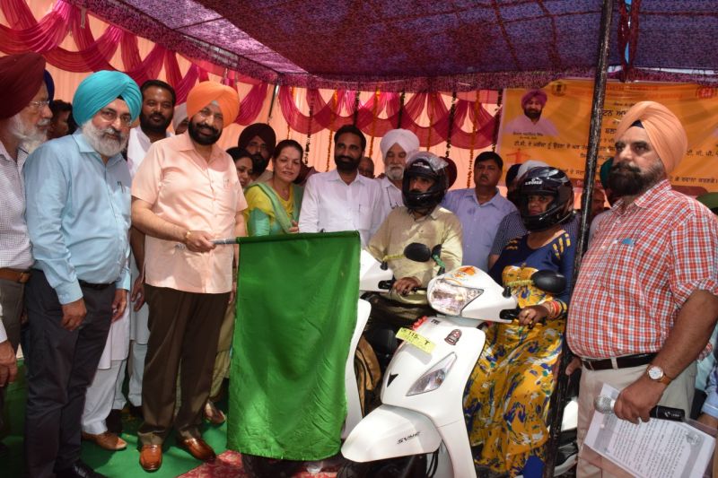 81 scooters distributes to TB supervisors