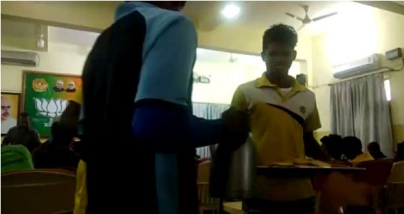 State Players Made To Distribute Tea & Biscuit 