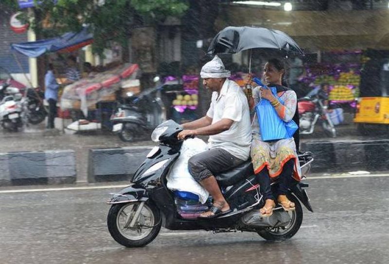 rainfall in rajastan