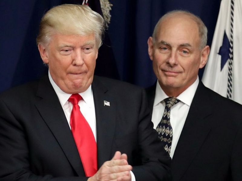 Donald Trump and John Kelly