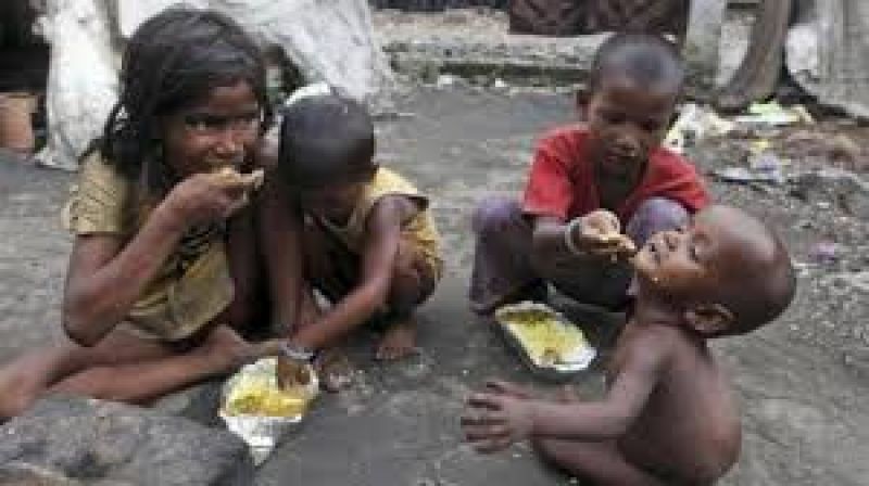 Indian hunger child
