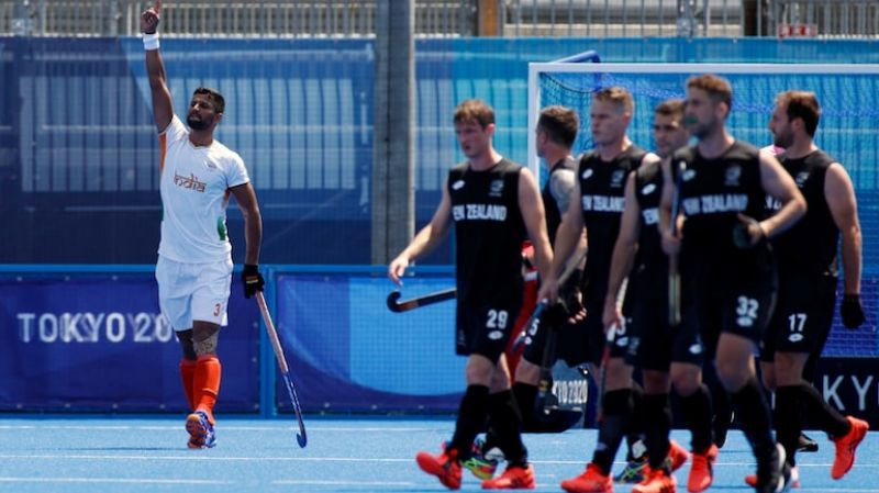 Indian Men's Hockey Team defeated Newzealand by 3-2