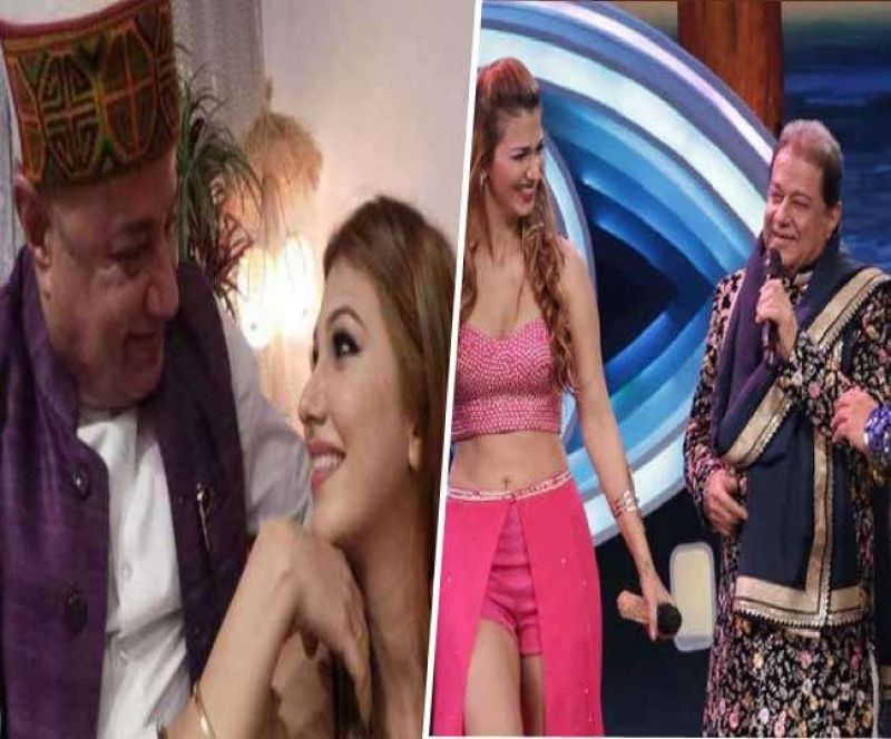 Anup Jalota and Jasleen Matharu in BIgg Boss