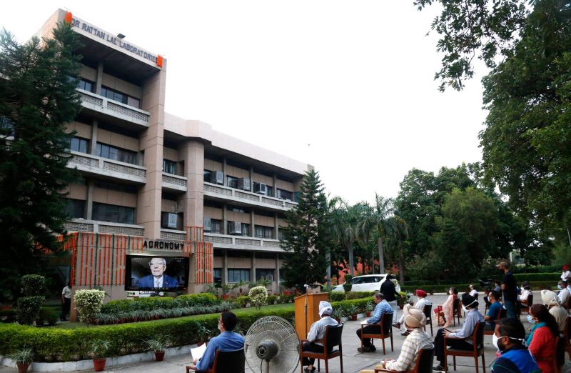 P.A.U. The name of the building of the Crop Science Department Named after Ratan Lal