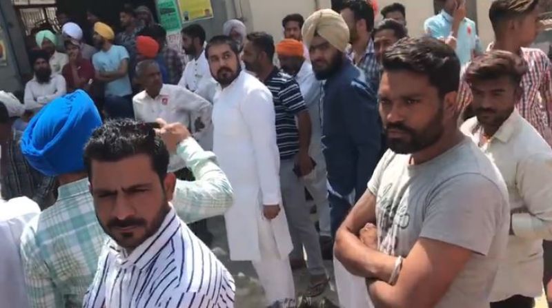 Protest Against Simarjeet Bains