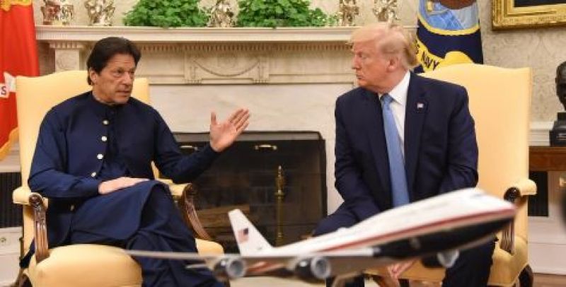 Imran khan with Trump