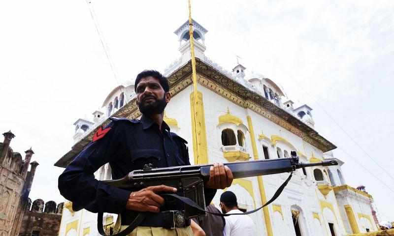 Sikh gurdwara security Pakistan