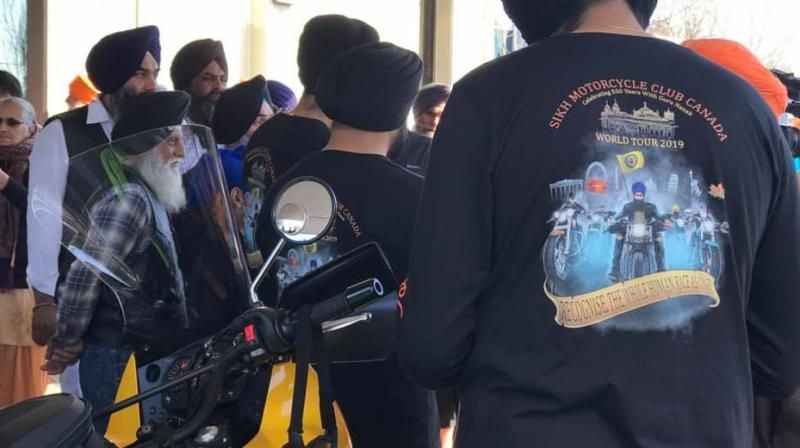 Sikh Bike riders Nankana Sahib