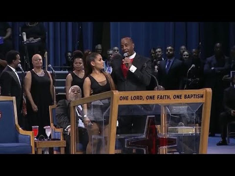 Bishop Apologizes for Touching Ariana Grande 