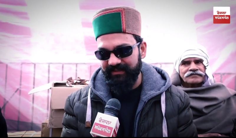 Himachal farmers at delhi protest