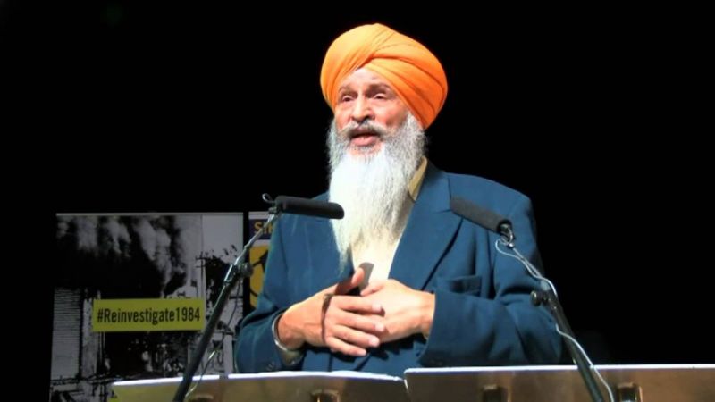 Bhai Amrik Singh, President of the Sikh Federation (UK)