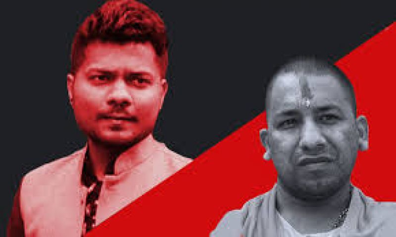 Prashant Kanojia & Yogi Adityanath