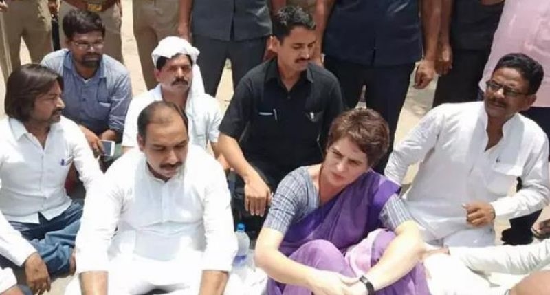 Priyanka Gandhi taken into preventive custody on way to meet Sonbhadra victims