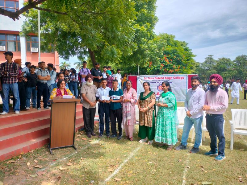  SGGS College Sector 26 Chandigarh celebrated National Sports Day