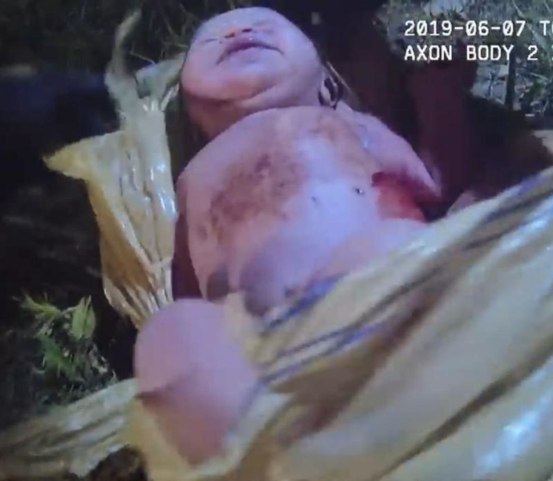 Newborn Found In Bag Named 'India'