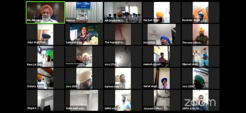 Webinar-cum-training session on usage of agri-machinery for paddy straw management