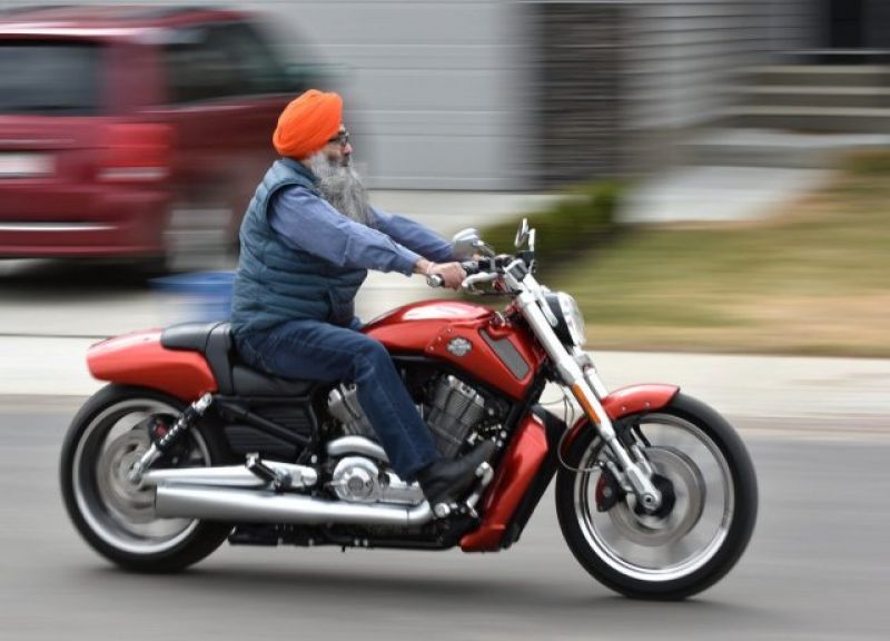 Sikhs have to wear helmet