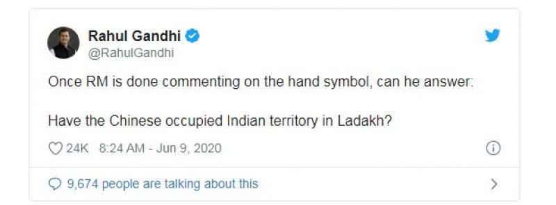 Rahul Gandhi Tweet
