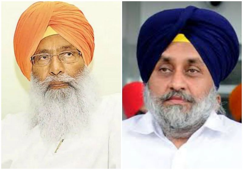 Sukhdev Dhindsa And Sukhbir Badal 