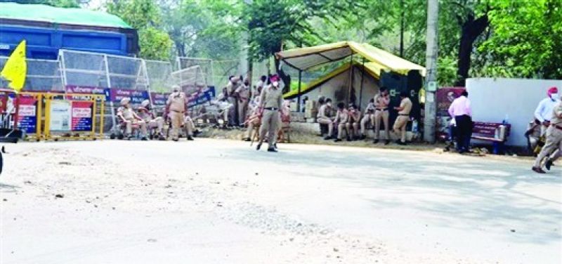 Preparations are being made to pick up the protesting farmers,