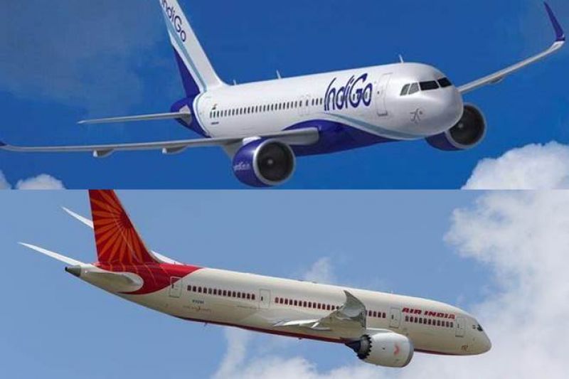 Indigo and Air India Express 