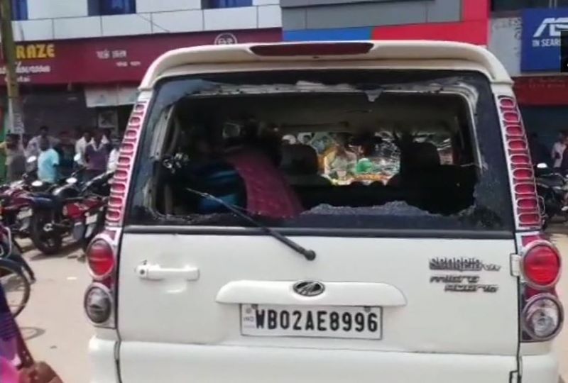 Bengal BJP Chief Dilip Ghosh's Car Attacked