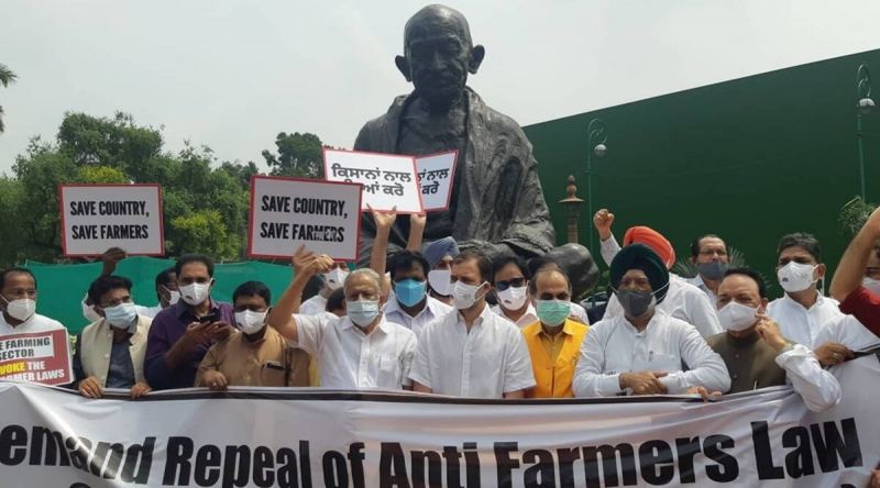 Congress protest against farm laws