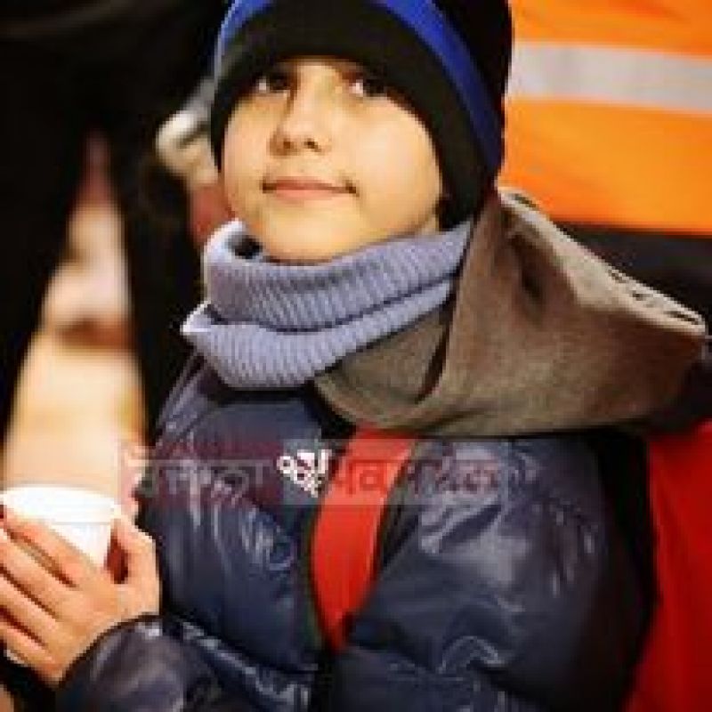 An 11-year-old boy crossed the Ukraine border alone, setting an example of bravery