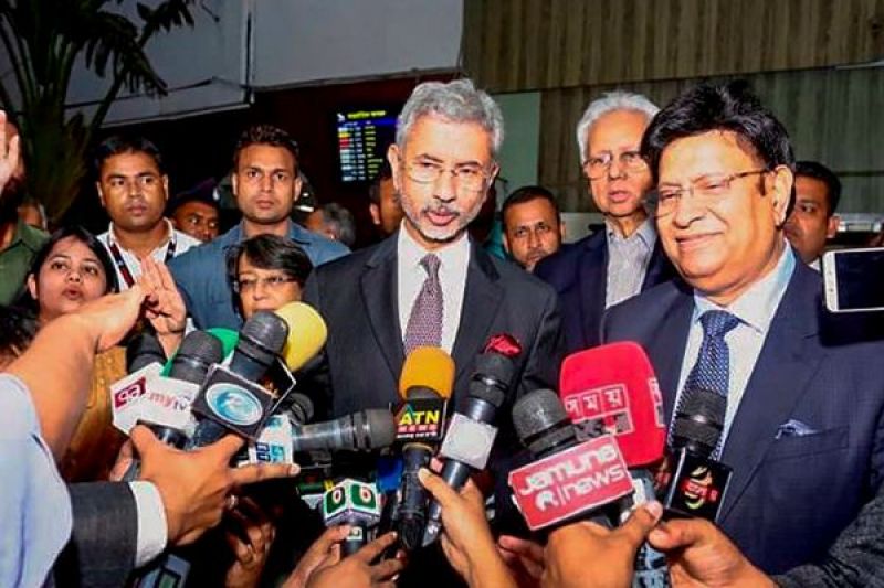 Foreign Minister Jaishankar Arrives in Bangladesh 