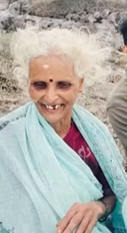 Salute to old man's spirit and courage, 62 year old woman climbs 6000 feet high peak