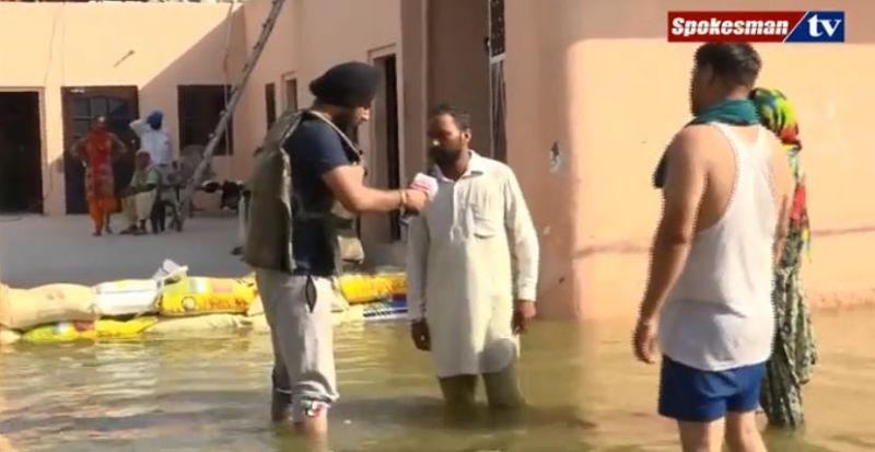 Special flood report from village Nasibpur