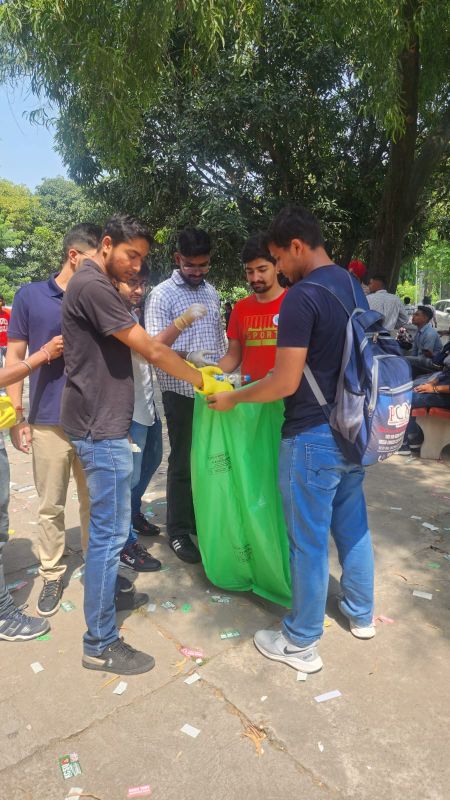 SGGSC initiates an eco-friendly practice of Zero Litter Hour