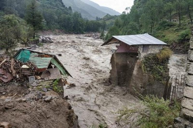 rainfall flood landslide uttarkashi bageshwar chamoli tehri