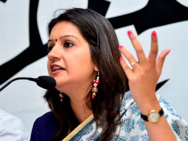 Congress spokesperson Priyanka Chaturvedi.