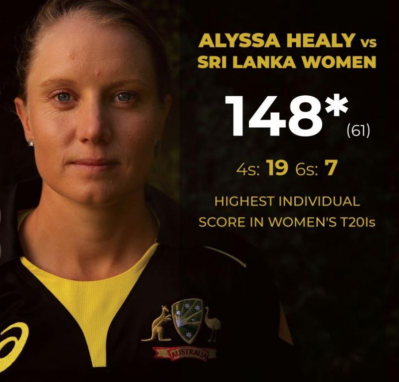 Australia's Alyssa Healy smashes world record T20 century