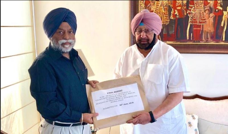 Justice Ranjit With CM 