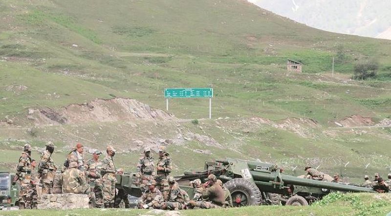 China and India Border