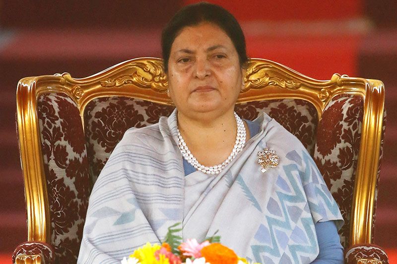 Nepali President Bidhya Devi Bhandari 