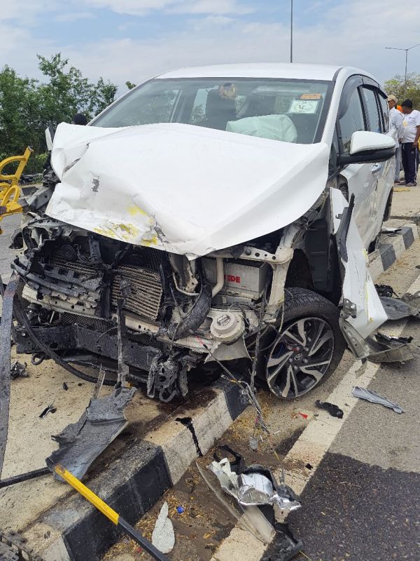 Angad Saini Accident