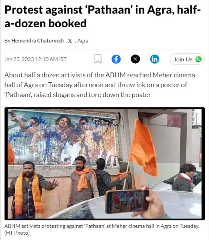 Pathaan Protest