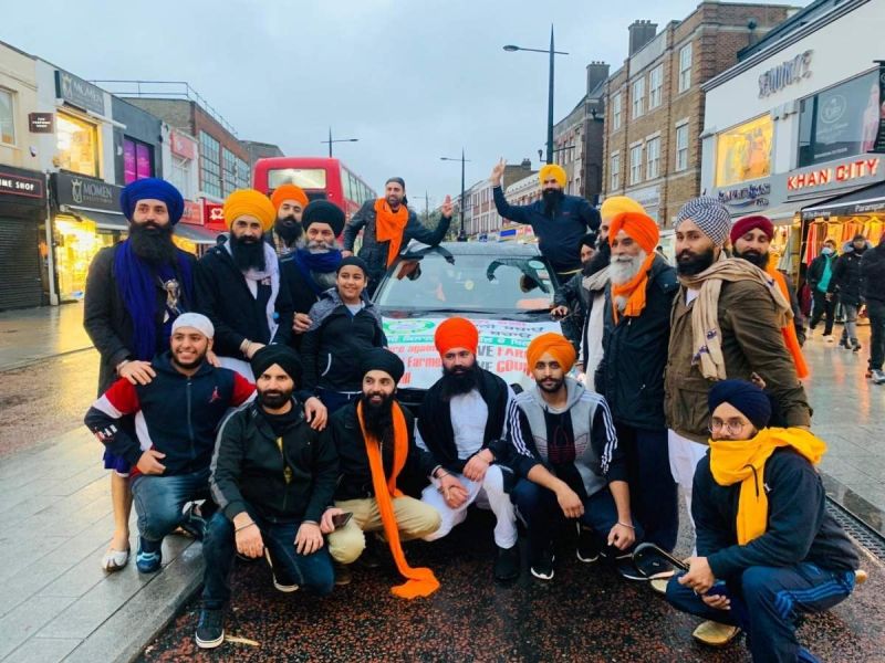 Punjabi NRIs protest farm laws
