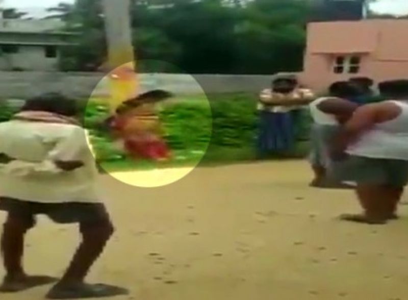 7 arrested for tying woman to pole, harrasing her