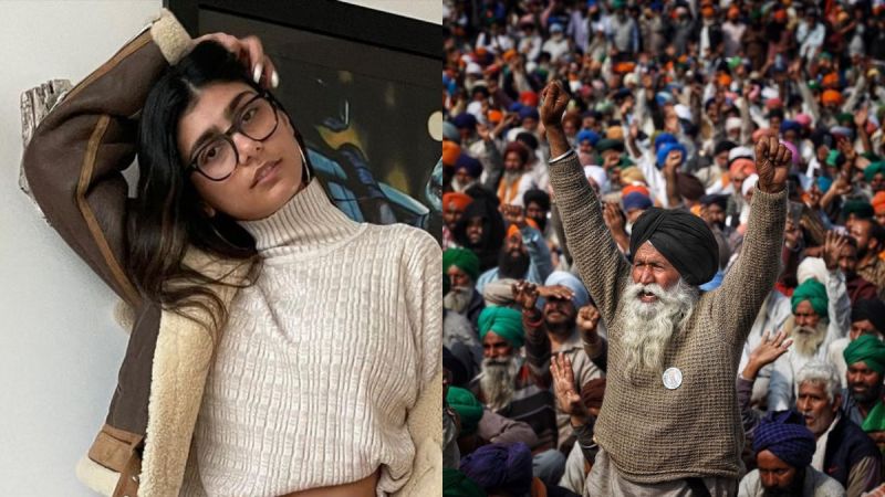 Mia khalifa tweet about farmers protest