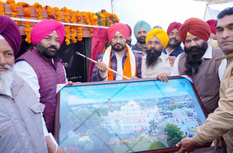 CM Channi  laid the foundation stone of High Level Bridge on Haripur Nala