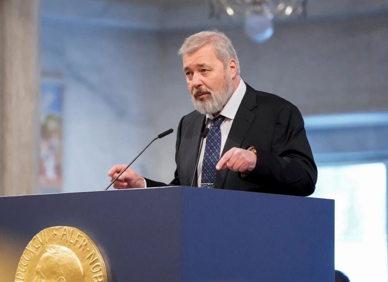 Russian journalist’s Nobel medal sells for record $103.5 million for Ukraine kids