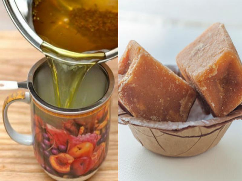 Cumin and Jaggery water