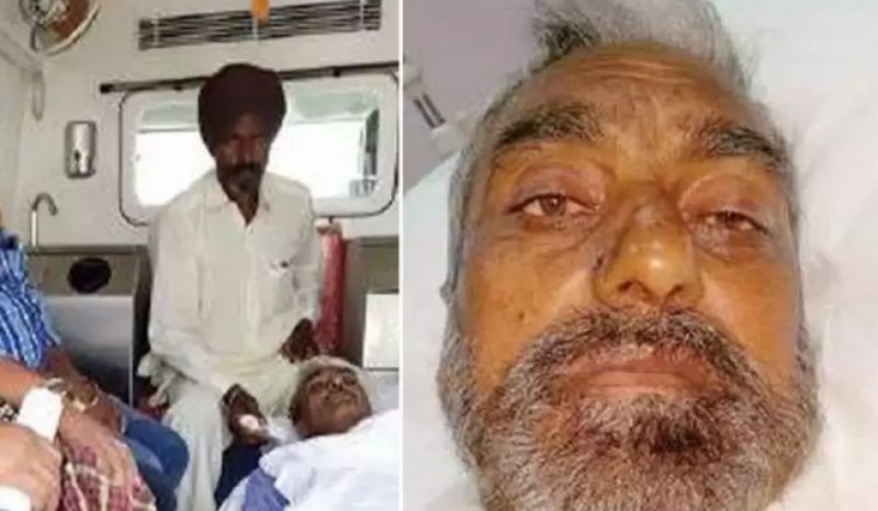 Paralysed Indian Worker