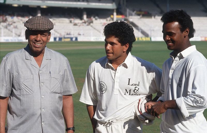 Vinod Kambli and Sachin Tendulkar