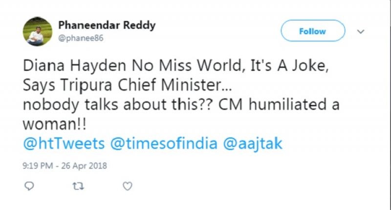 Tripura CM Biplab Deb